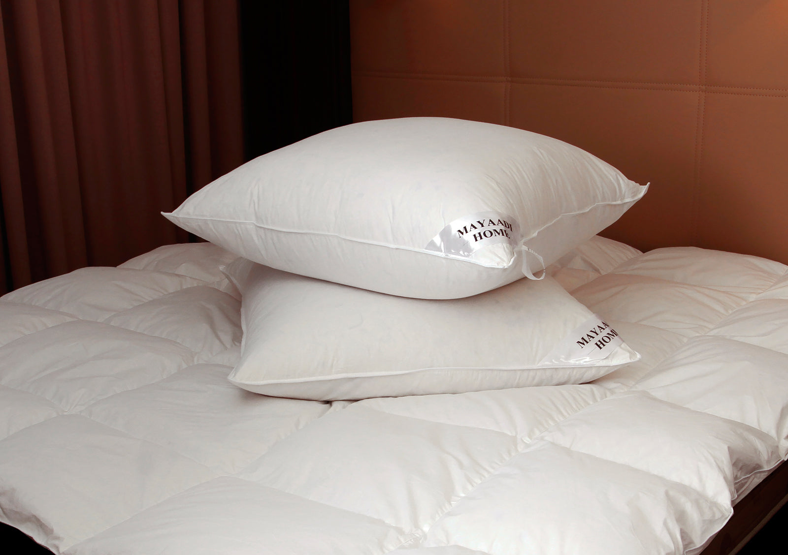 MA8 Kopfkissen 70 % Daunen - 30 % Federn Daunenkissen Kissen 80x80 cm1400 g NEU