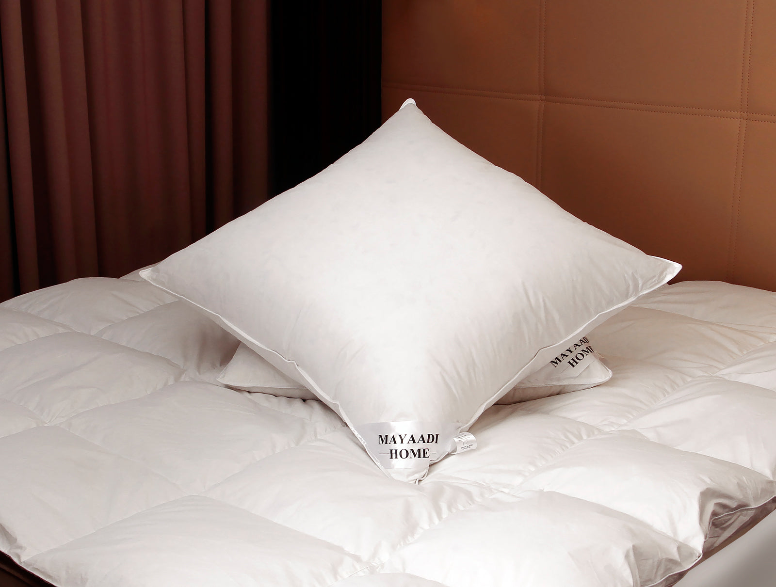 MA8 Kopfkissen 70 % Daunen - 30 % Federn Daunenkissen Kissen 80x80 cm1400 g NEU