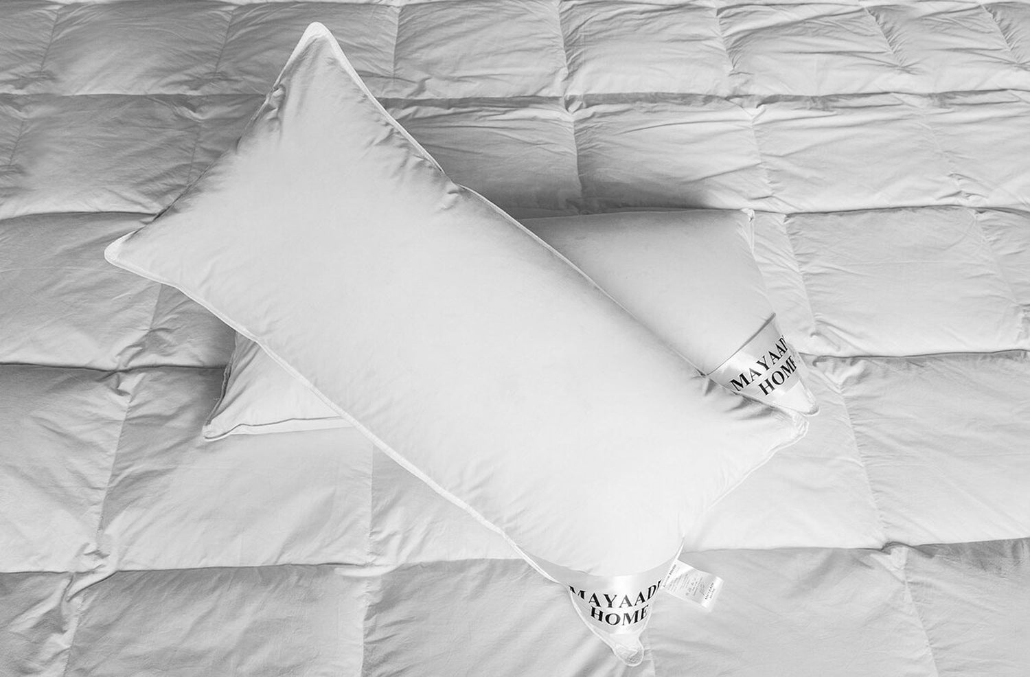 MA104 Kopfkissen 70x90 cm Feder Kissen 100% Natur Füllung 2500 Gramm Hochwertiges