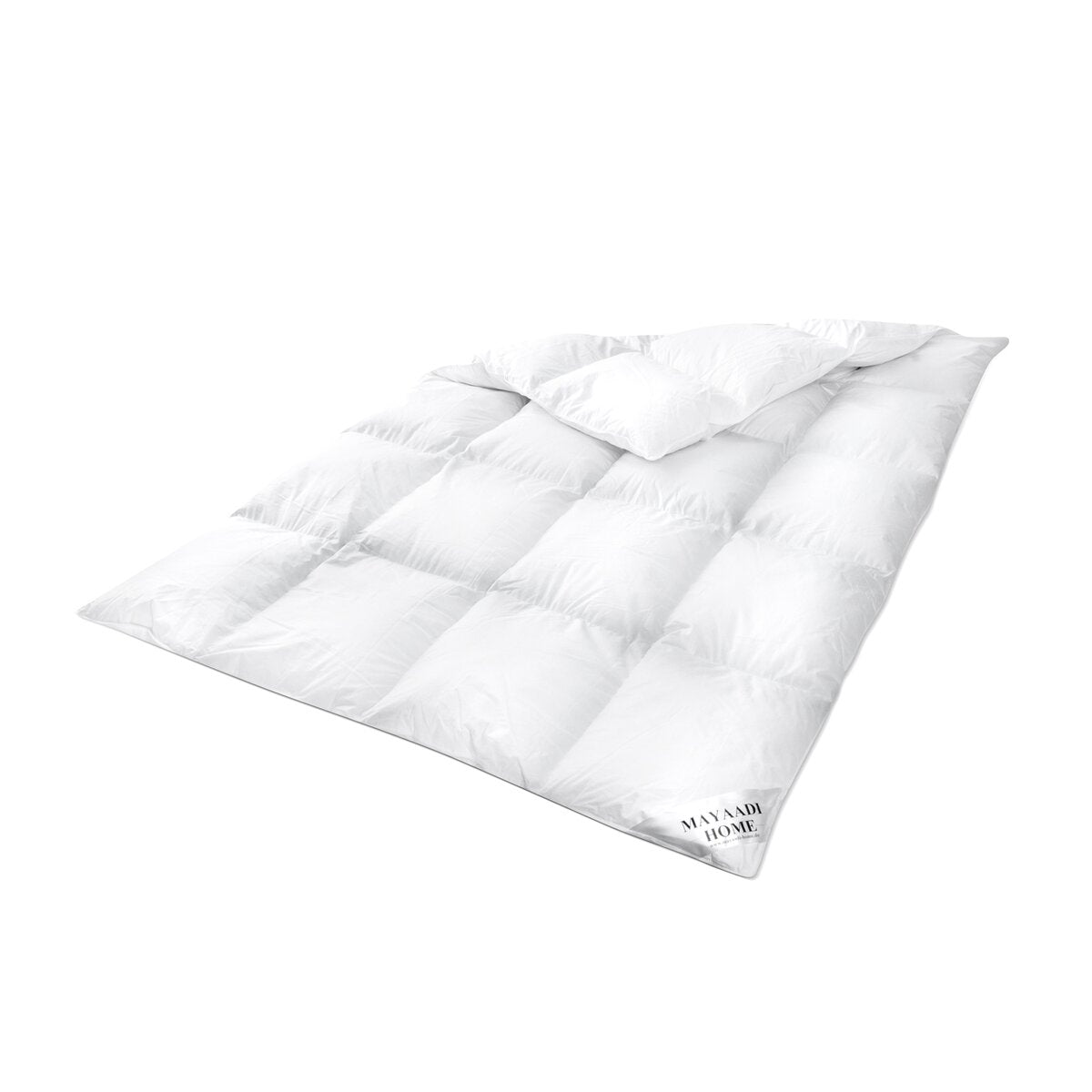 MA93 Daunendecke Decken 220x240 cm 70% DAUNEN - 30% FEDERN - 2000 G 100% Natur Bettdecke