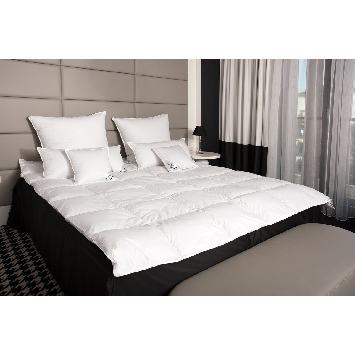 MA110 Daunendecke Decken 200x220 cm 70% DAUNEN - 30% FEDERN - 2800 G 100% Natur Bettdecke Winter