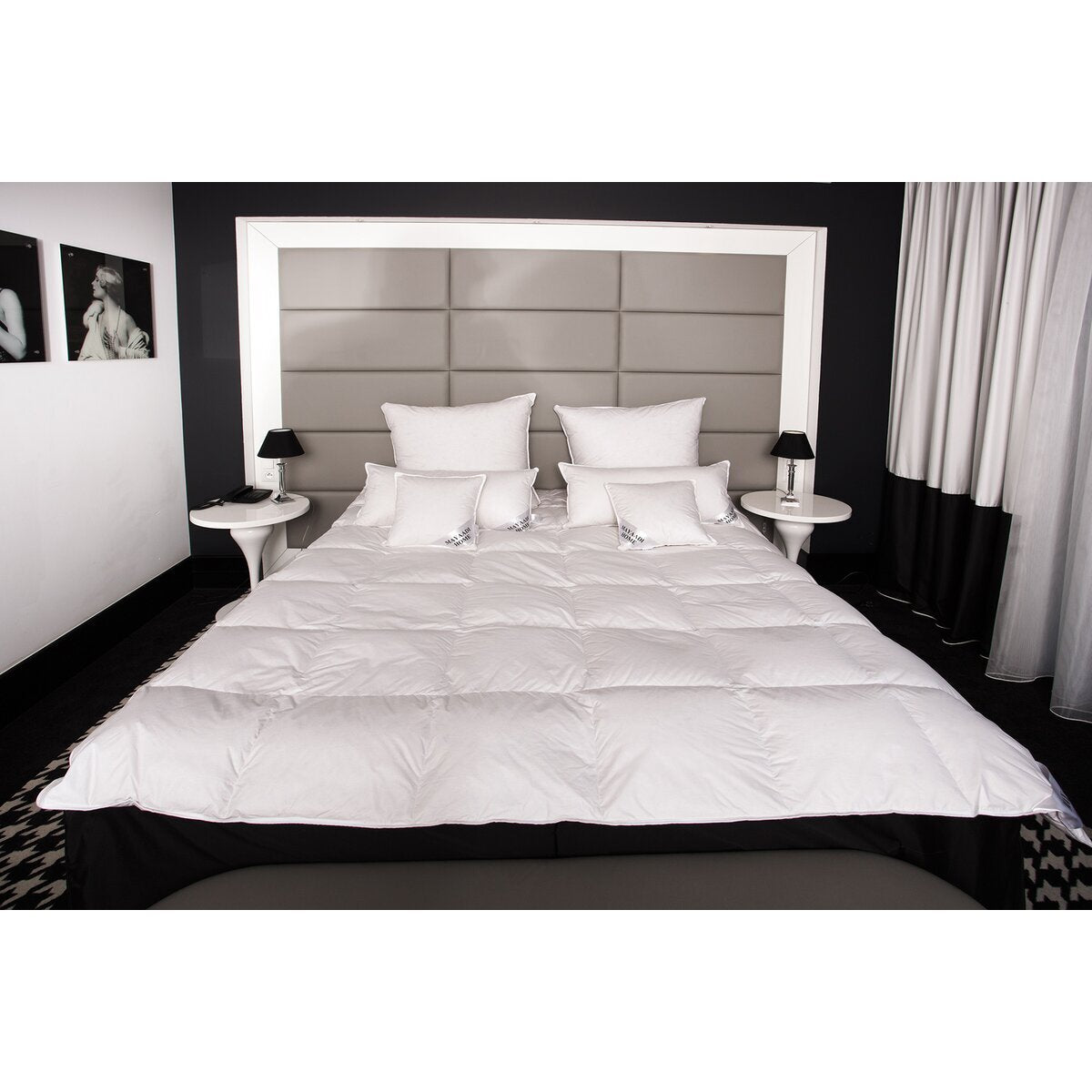 MA110 Daunendecke Decken 200x220 cm 70% DAUNEN - 30% FEDERN - 2800 G 100% Natur Bettdecke Winter