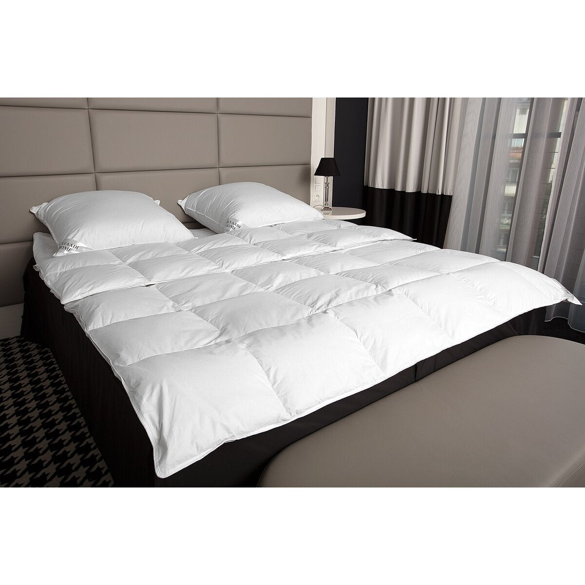 MA110 Daunendecke Decken 200x220 cm 70% DAUNEN - 30% FEDERN - 2800 G 100% Natur Bettdecke Winter