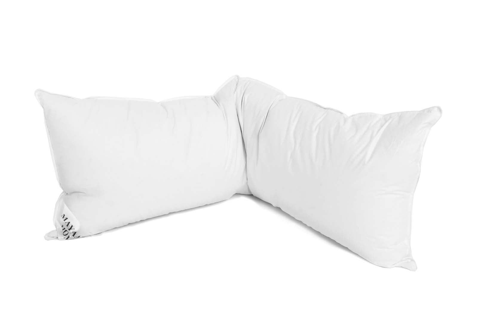 MA19 Seitenschläferkissen 100% Natur Daunen Schwangerschaftskissen 145x40cm 2000gr