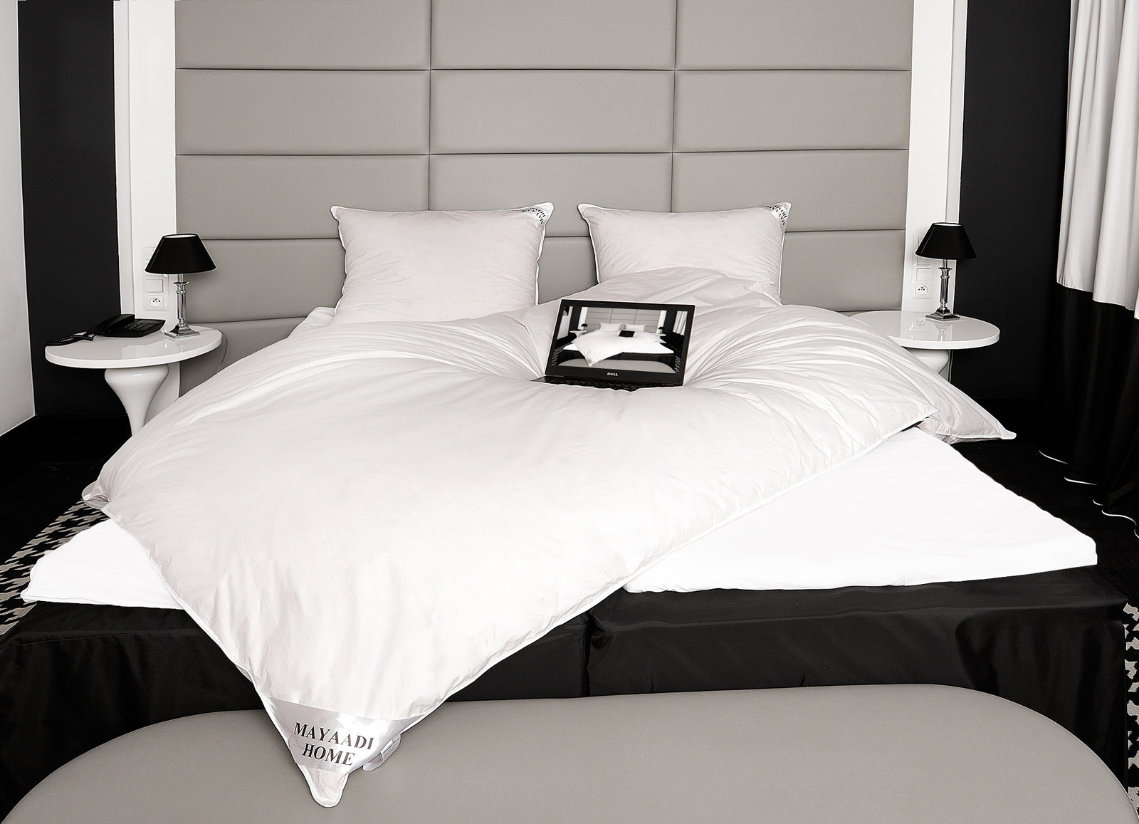 MA60 Ballonbett Bettdecke Oberbett Decke Federbett 3500g 100 % Federn 155x220 cm