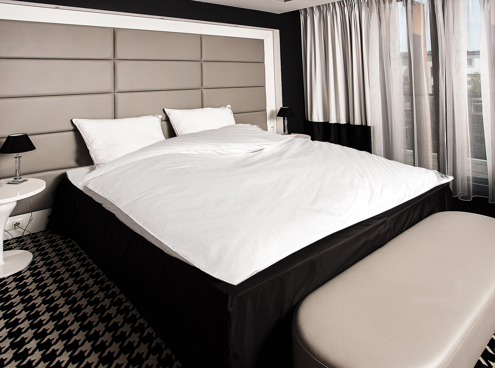 MA60 Ballonbett Bettdecke Oberbett Decke Federbett 3500g 100 % Federn 155x220 cm