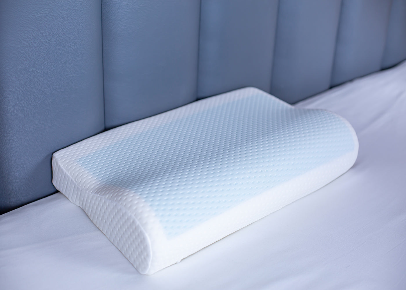 Orthopädisches Kissen mit Gel - 60x40x11/8cm - gegen Nackenschmerzen - Visco Memory Foam – NY5-01K