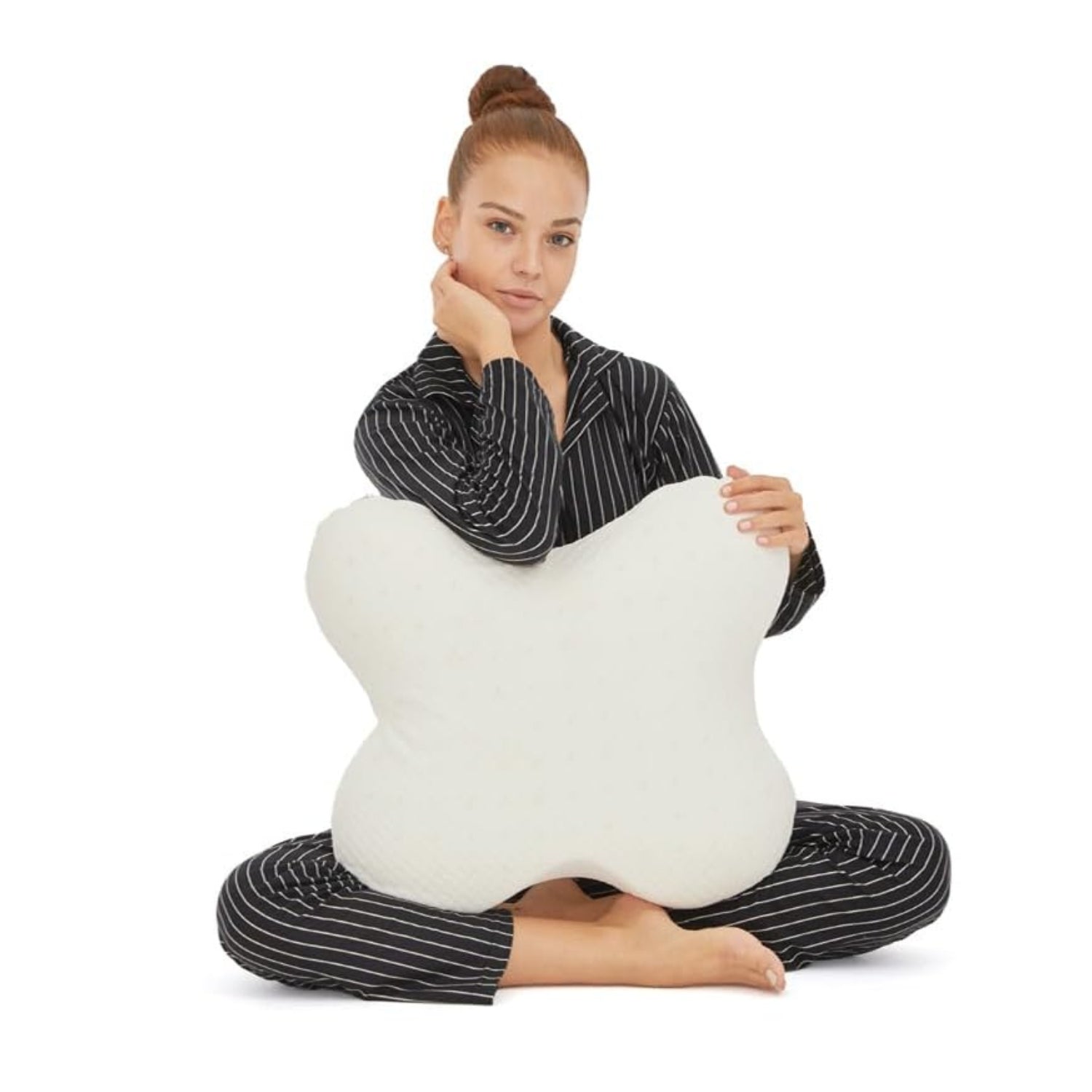 Schmetterling Kopfkissen - Orthopädisches Kissen - 57x45x13cm - gegen Nackenschmerzen - Visco Memory Foam – NY3-03K