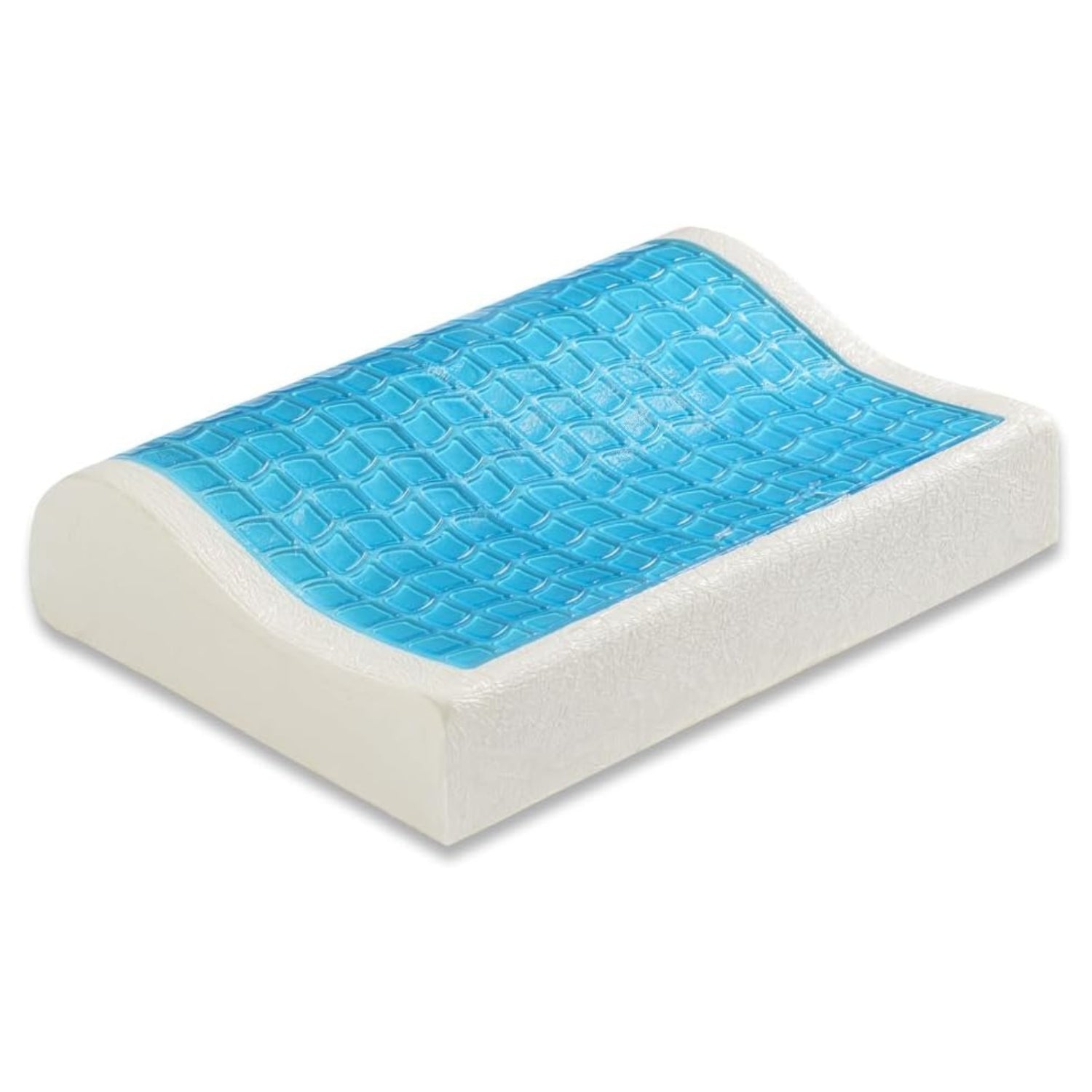 Orthopädisches Kissen mit Gel - 60x40x11/8cm - gegen Nackenschmerzen - Visco Memory Foam – NY5-01K